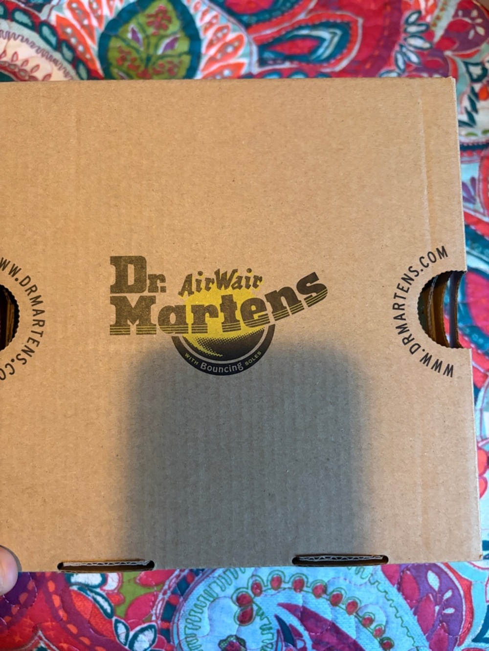 Dr. Martens Kraft Brown Shoe Box with Black Logo